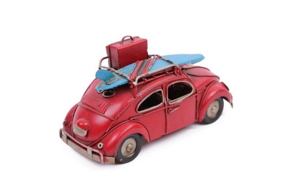 Dekoratif Metal Araba Vintage Ev Ofis Hediyelik - 4