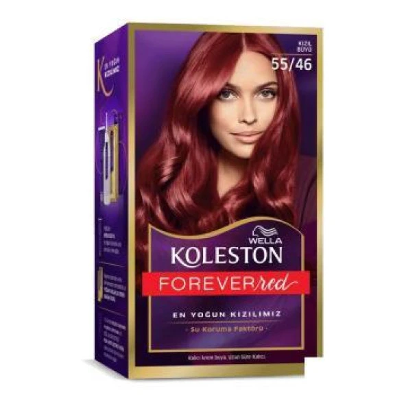 Koleston Kit Saç Boyası 55/46 Kızıl Büyü