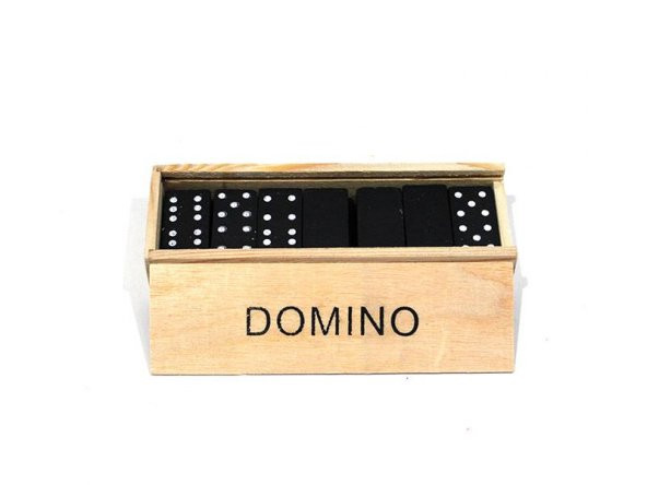 Ahşap Kutulu Domino