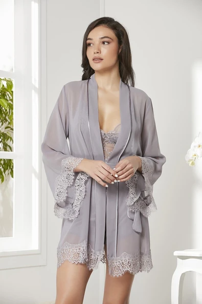 Pierre Cardin 7005 4 Parça Kadın Saten Çeyiz Set Takım - 6