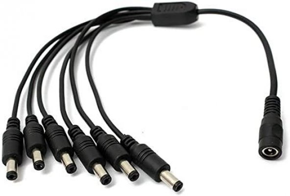Gitar Pedal Adaptörü 6 çıkışlı 9 volt - 2