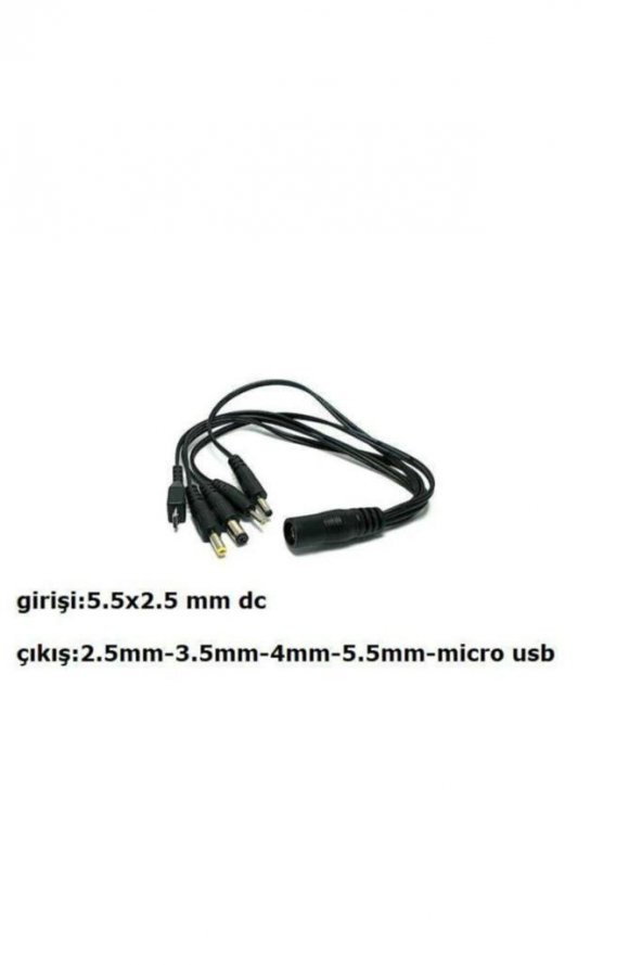 Dijital Çerçeve Adaptörü 5 volt Çok Uçlu - Resim 2