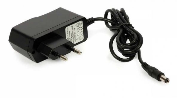 12 volt 1 amper dc adaptör ürün görseli