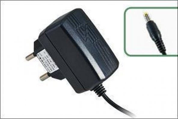 12 Volt 500 miliamper Dc adaptör ürün görseli