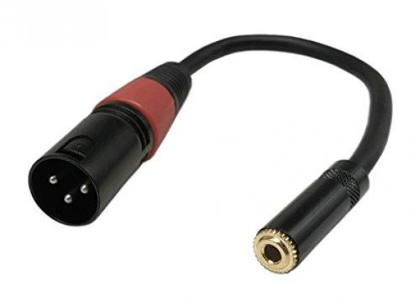 3.5 mm Dişi-Xlr Erkek Çevirici Kablo 20 cm