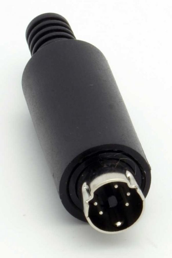 5 pin mini din erkek konnektör