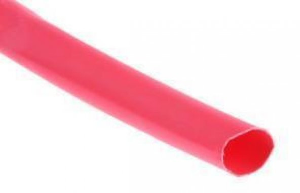 Daralan Makaron 6.4 mm Kırmızı 1 mt