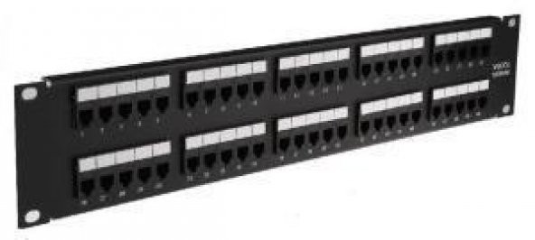 CAT3 PATCH PANEL 50 PORT (TELEFON HATTI İÇİN) - 1