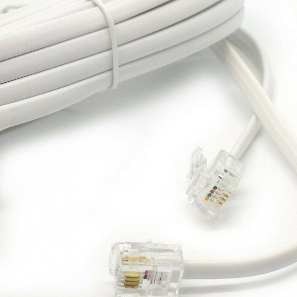 4 pin Telefon Kablosu 10 metre - 3