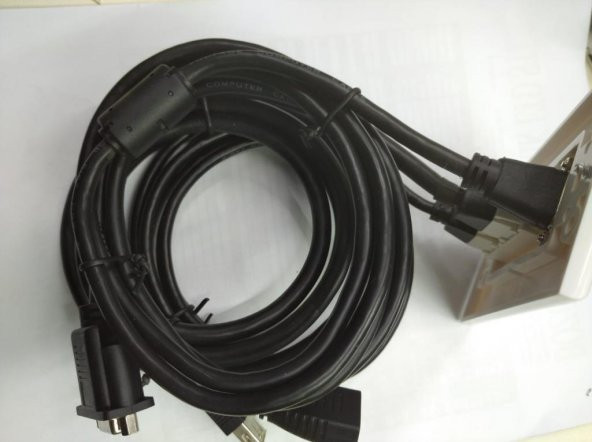 Vga+Hdmi+Usb Duvar Prizi Kablolu - Resim 2