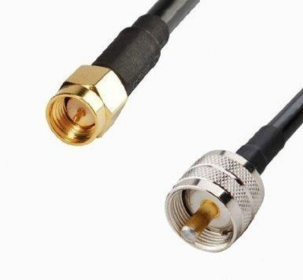 Pl-259 Uhf Erkek-Sma Erkek Kablo 5 Metre