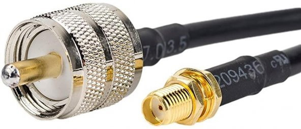 Pl-259 Uhf Erkek-Sma Dişi Kablo 5 Metre ürün görseli