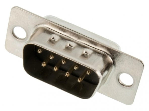 9 pin erkek konnektör+kapak - Resim 2