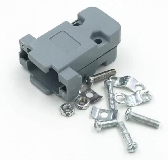 15 Pin Erkek D-Sub Konnektör (Vga Erkek Konnektör)+kapak ürün görseli