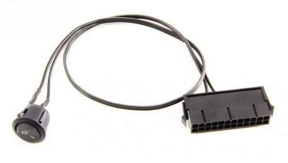 EPS/ATX 24 Pinli Güç Kaynağı Jumper Açma/Kapama Anahtarı - Siyah