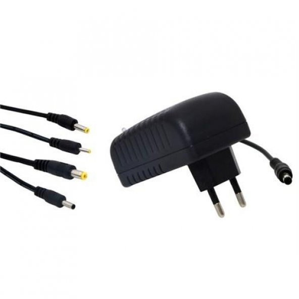 7.5 Volt 1.5 amper çok uçlu adaptör