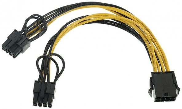 8 pin cpu - 2x8 pin Pcı-e Çevirici Kablo - Resim 4