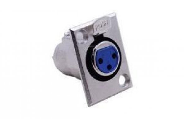 3 Pin xlr dişi şase