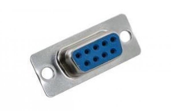 9 pin dişi konnektör ürün görseli