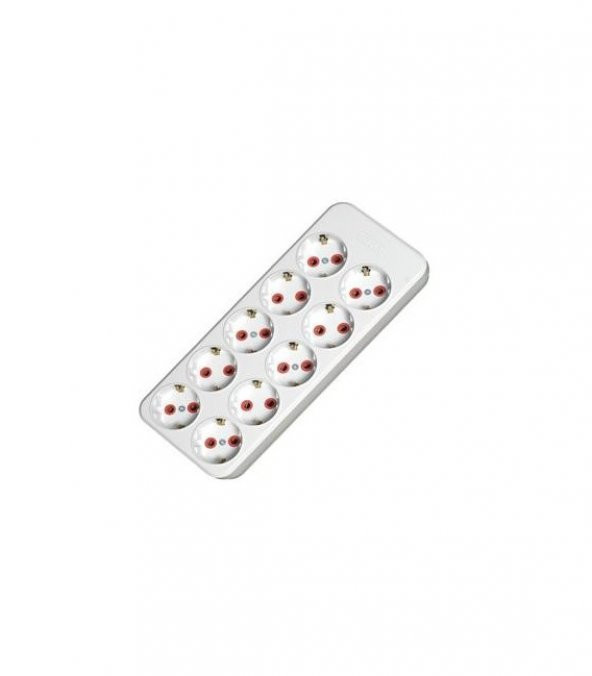 10 LU GRUP PRİZ 2 MT ürün görseli