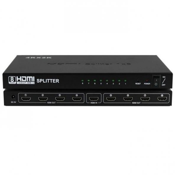 HDMI SPLITTER 1 GİRİŞ 8 ÇIKIŞ
