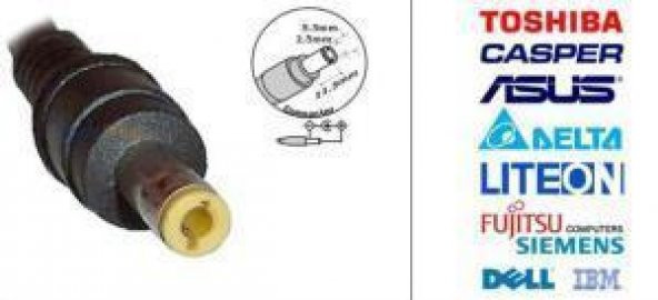 Notebook adaptör Dc Kablo, 5.5x2.5mm
