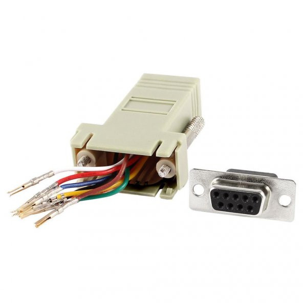 25 pin Erkek rj45 d-sub modular adaptör ürün görseli