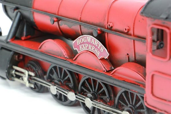 Dekoratif Metal Lokomotif Biblo Dekoratif Hediyelik - Resim 4