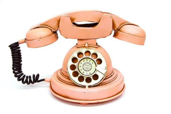Dekoratif Metal Telefon Biblo Dekoratif Hediyelik - 2
