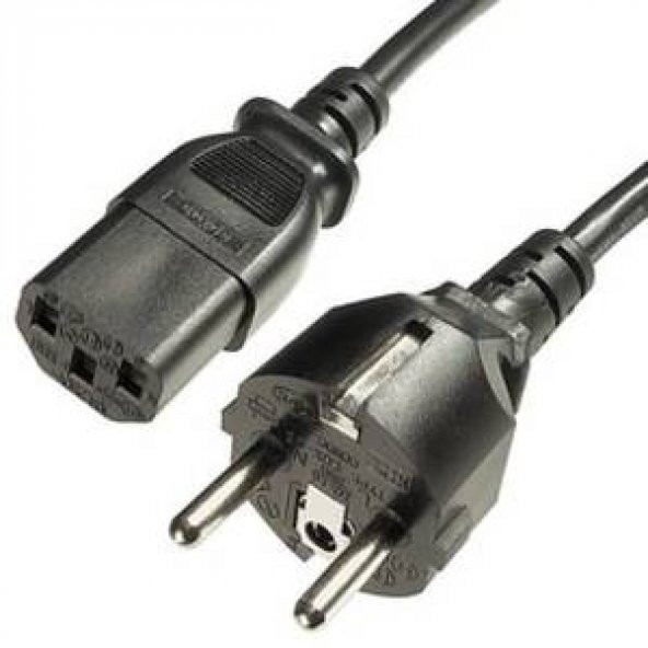 Düz Fişli Power Kablosu 1.5 metre ürün görseli