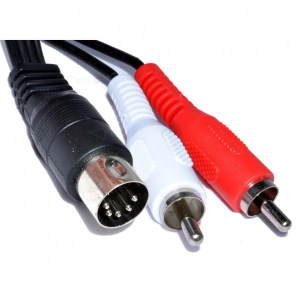 5 Pin Din 2 Rca Kablo 3 Metre