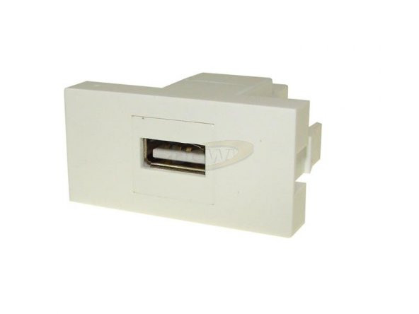 Usb priz Modülü 22.5X45 ürün görseli