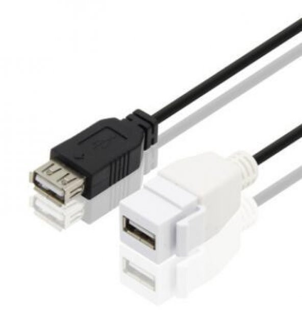 Usb keystone Jack Kablo Dİşi-Dişi 1.8 mt ürün görseli