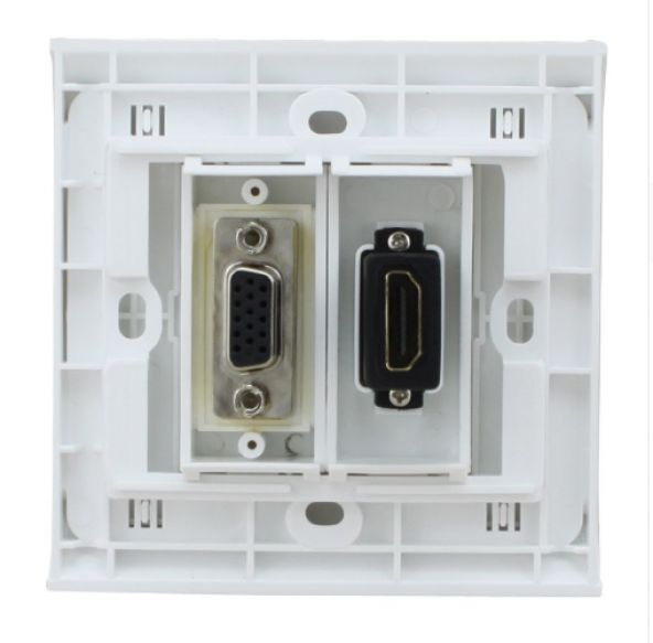 Vga+Hdmi Duvar Prizi - Resim 2