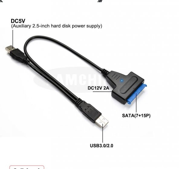 USB Sata adaptör Adaptör Girişli - 8