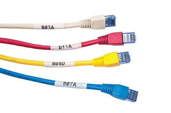 Kablo İşaretleme Etiketi Yapışkanlı 10 adet - Resim 5