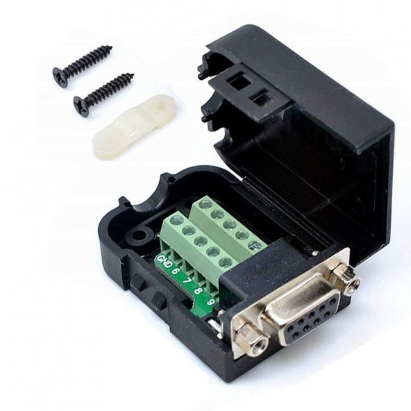 9 Pin Dişi Konnektör (Klemensli) ürün görseli