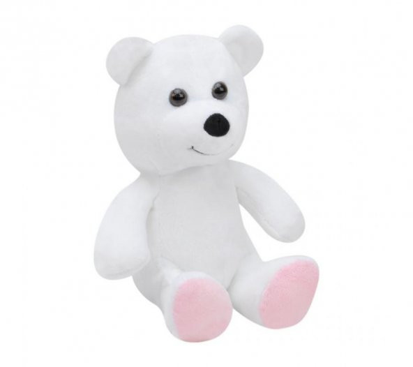 Ayı 15 cm Beyaz Pelüş Ayı Çocuk Oyuncak - 2