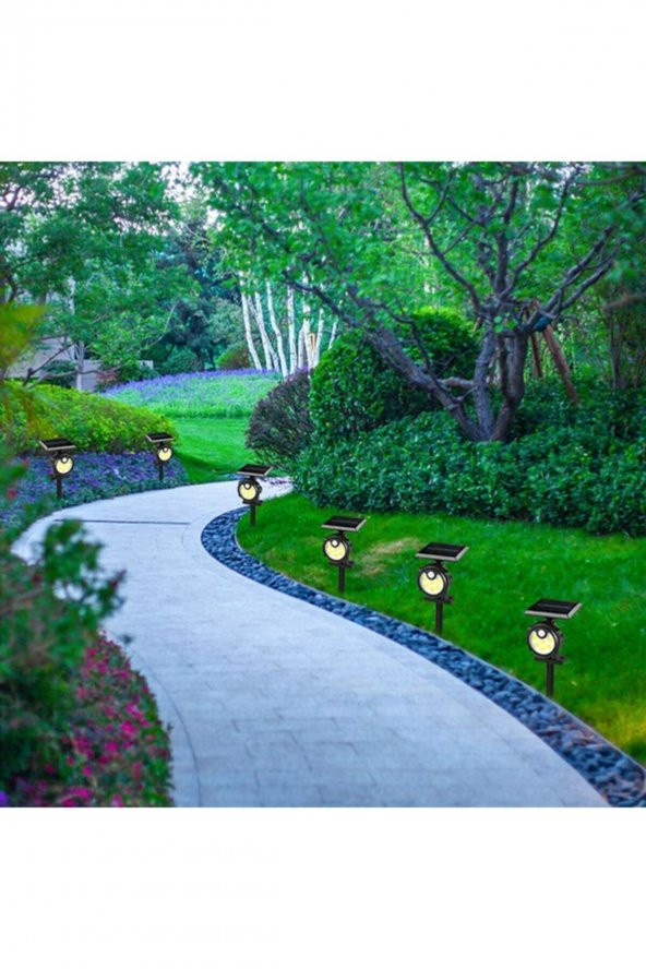 42 Ledli Solar Güneş Enerjili 3modlu Cob Bahçe Aydınlatması Hareket Sensörlü - 4