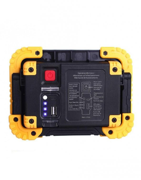 750 Lümen Powerbank Şarjlı Işıldak