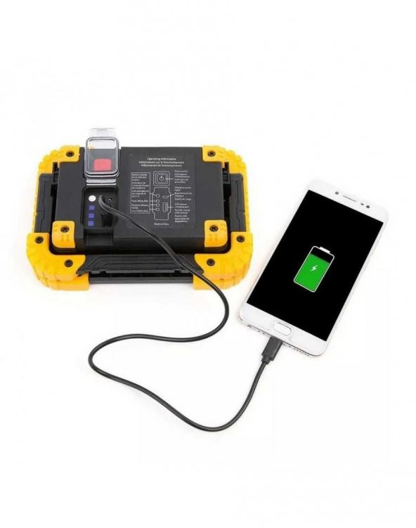 750 Lümen Powerbank Şarjlı Işıldak - 2