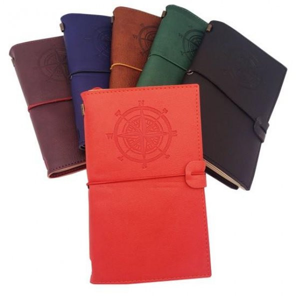 Deri Pusula Defter Hediyelik - 1
