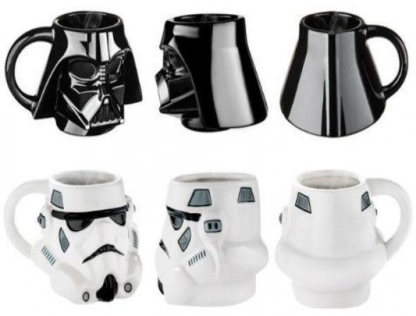 Star Wars Darth Vader Head 3D Seramik Mug Kupa Bardak Hediyelik - 1
