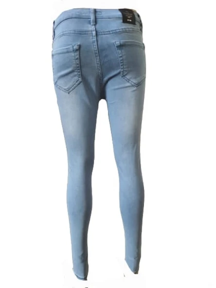 Hacker Kadın Denim Likralı Kot Pantolon M 68-1152 - Resim 6