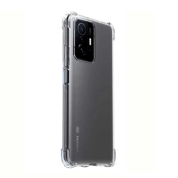 Gpack Xiaomi Mi 11T 5G Kılıf AntiShock Koruma Sert Silikon  Kamera Lens