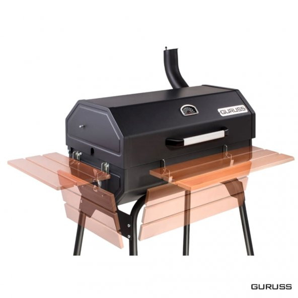 Guruss CG-075 Kömürlü Barbekü Mangal + Kılıf + Önlük - 3
