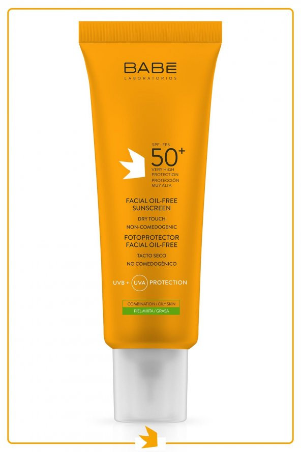 Babe Spf50 Yüz Için Yağsız Güneş Kremi 50 ml