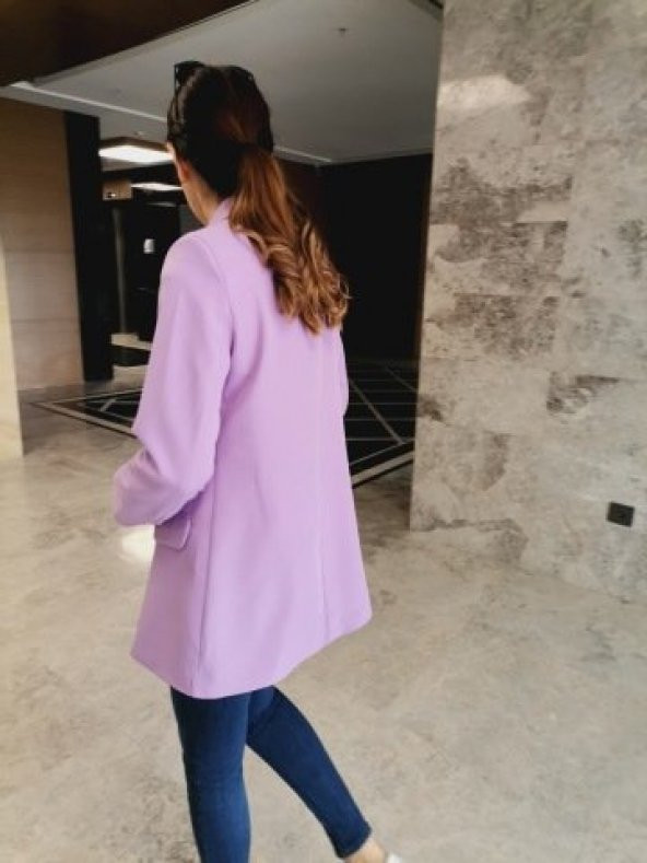 Lila Blazer Ceket - 3