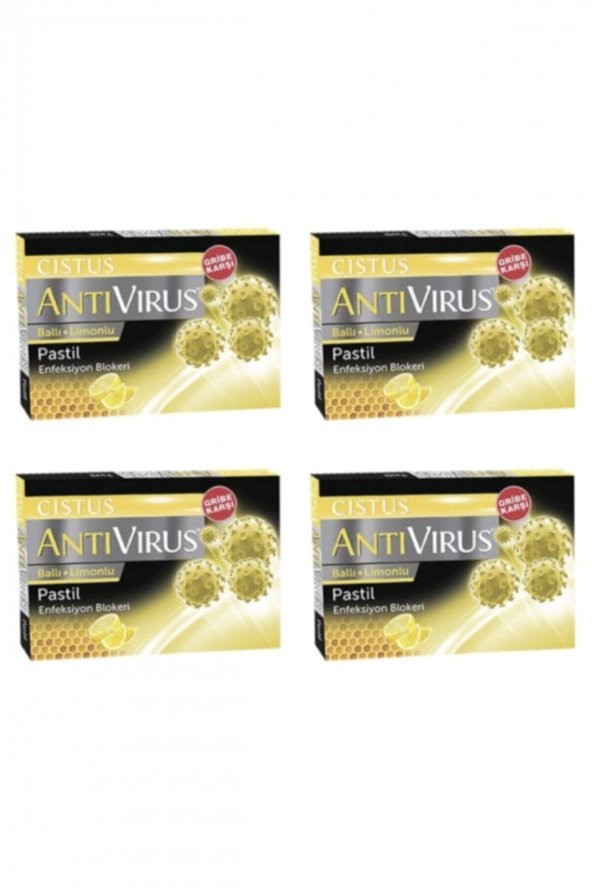 Antivirus Pastil Ballı Limonlu 4 Adet