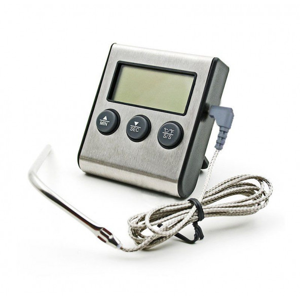 BNJ-24 Dijital Alarmlı Saplamalı Termometre Zamanlayıcı ürün görseli